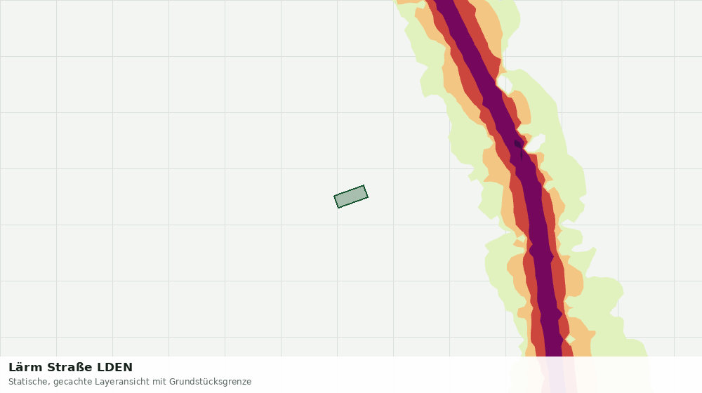 Statische Kartenansicht: Lärm Straße LDEN