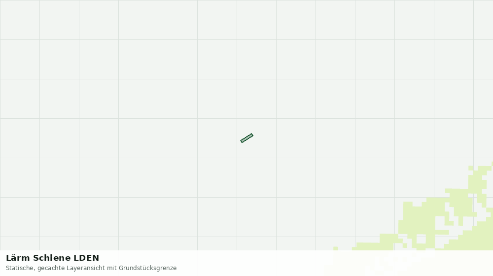 Statische Kartenansicht: Lärm Schiene LDEN