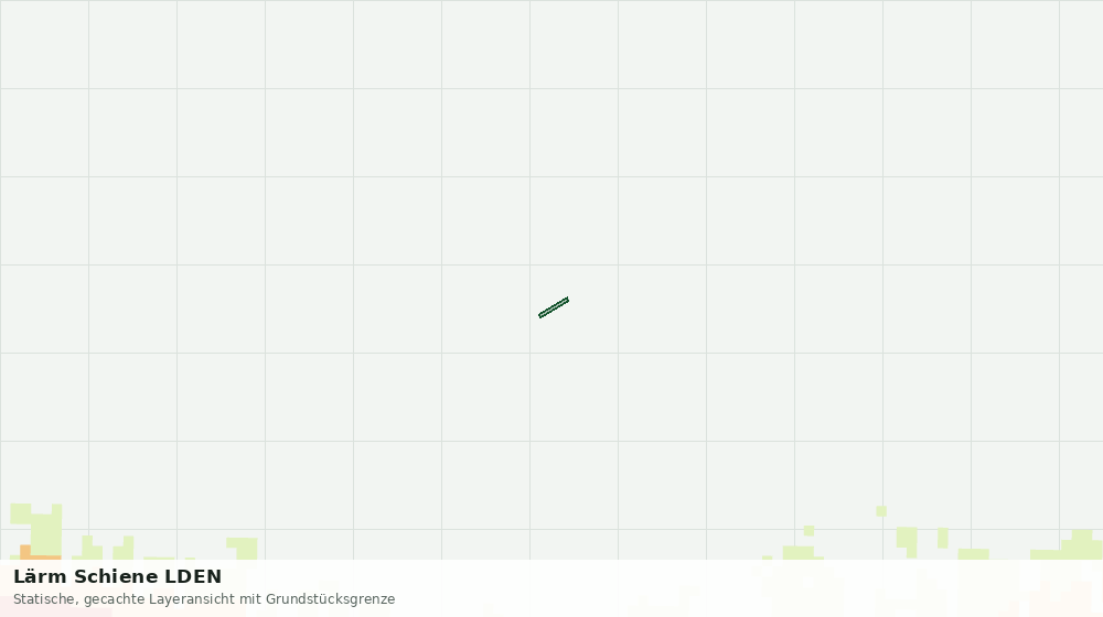 Statische Kartenansicht: Lärm Schiene LDEN