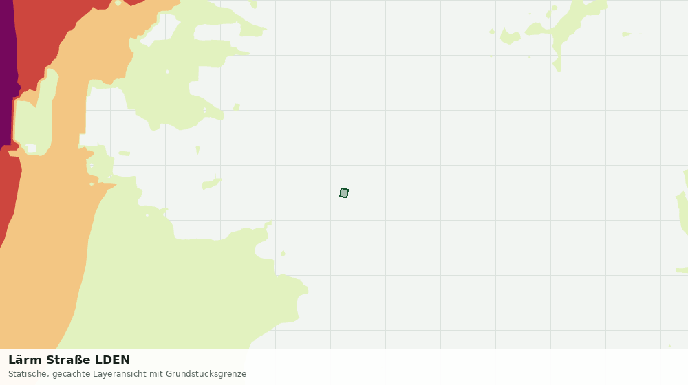 Statische Kartenansicht: Lärm Straße LDEN