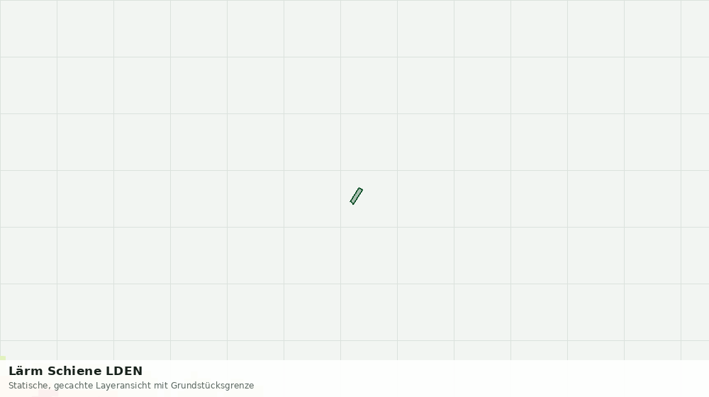 Statische Kartenansicht: Lärm Schiene LDEN