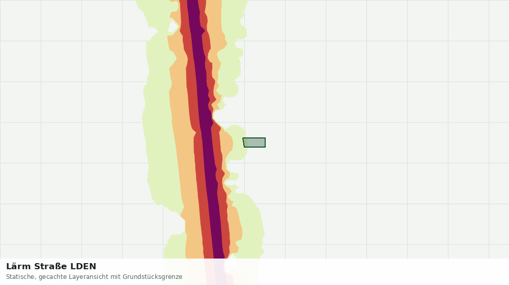 Statische Kartenansicht: Lärm Straße LDEN