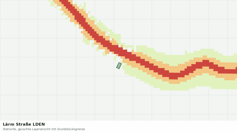Statische Kartenansicht: Lärm Straße LDEN