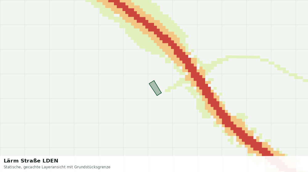 Statische Kartenansicht: Lärm Straße LDEN