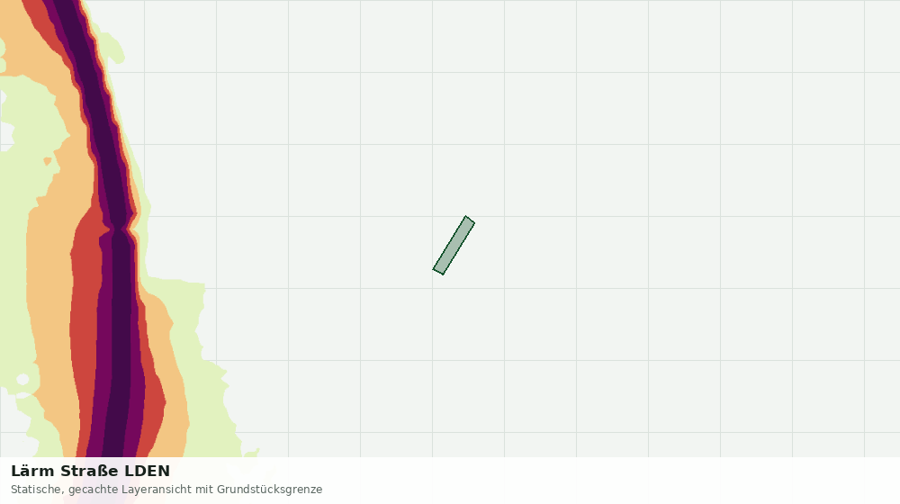Statische Kartenansicht: Lärm Straße LDEN