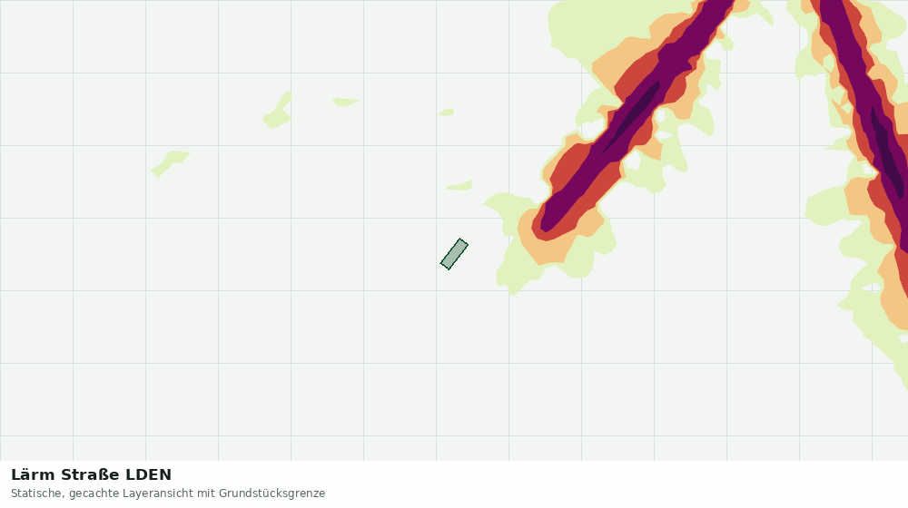 Statische Kartenansicht: Lärm Straße LDEN