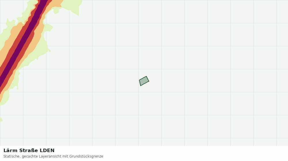 Statische Kartenansicht: Lärm Straße LDEN