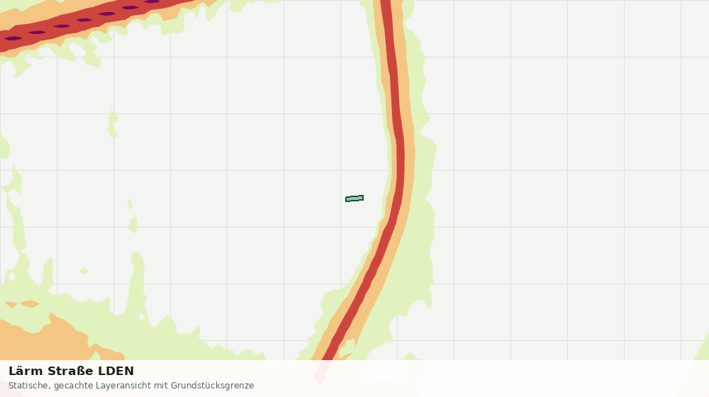 Statische Kartenansicht: Lärm Straße LDEN
