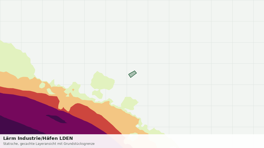 Statische Kartenansicht: Lärm Industrie/Häfen LDEN