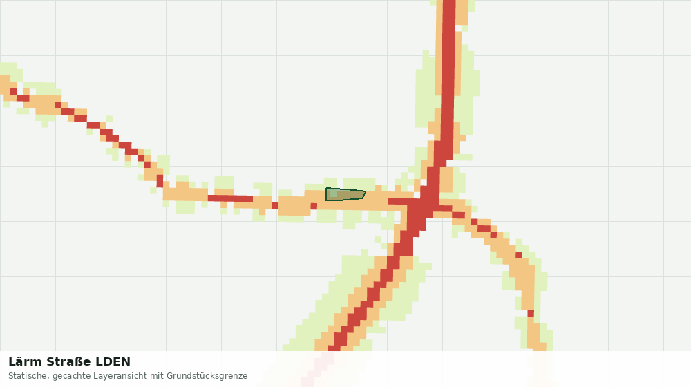 Statische Kartenansicht: Lärm Straße LDEN