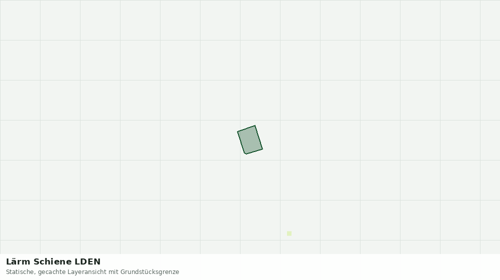 Statische Kartenansicht: Lärm Schiene LDEN