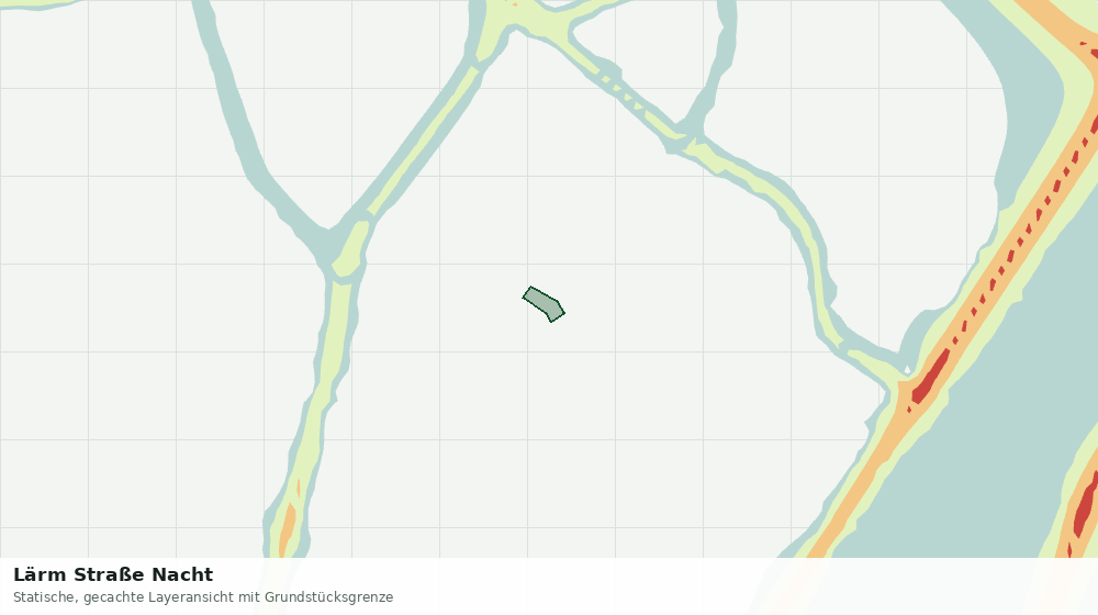 Statische Kartenansicht: Lärm Straße Nacht
