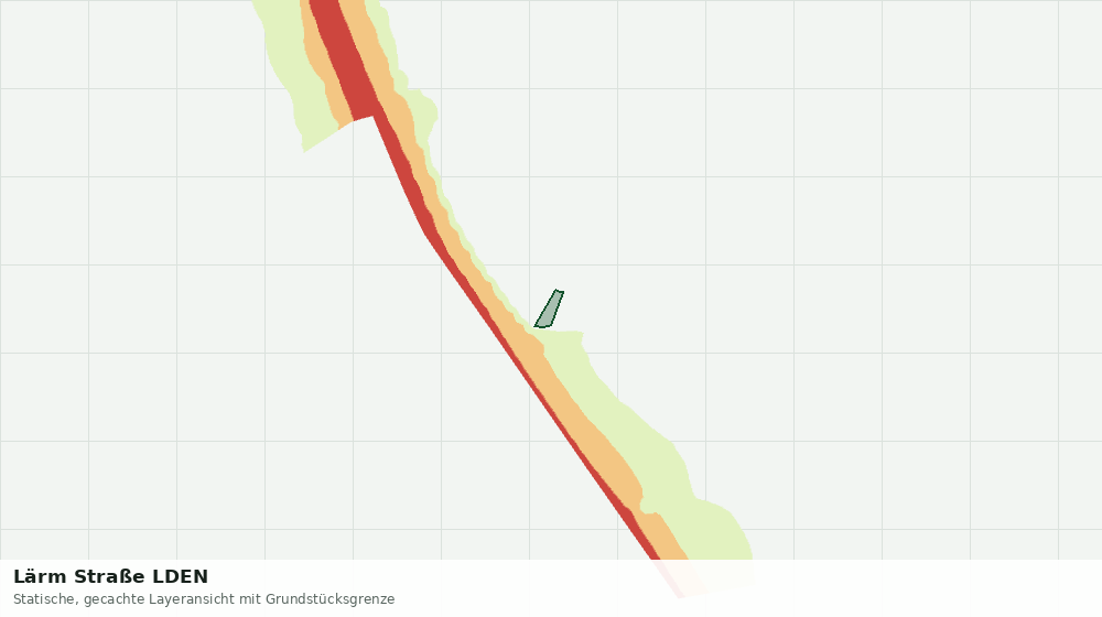 Statische Kartenansicht: Lärm Straße LDEN