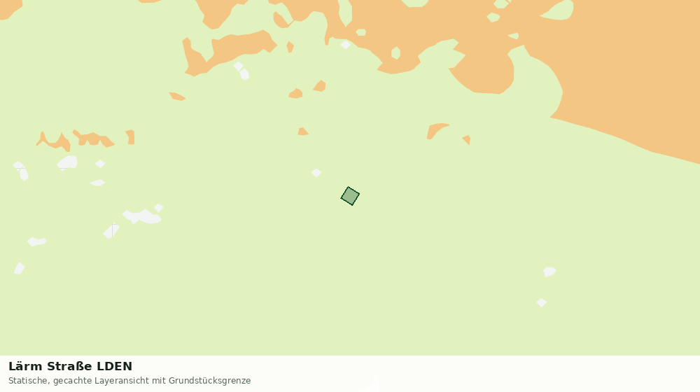 Statische Kartenansicht: Lärm Straße LDEN