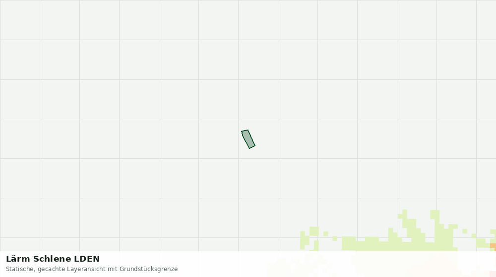 Statische Kartenansicht: Lärm Schiene LDEN