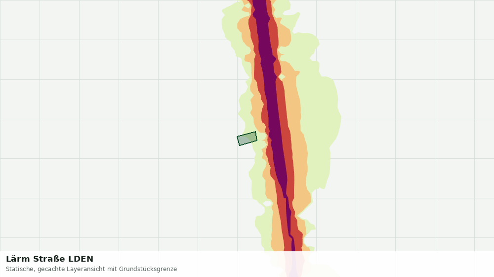 Statische Kartenansicht: Lärm Straße LDEN