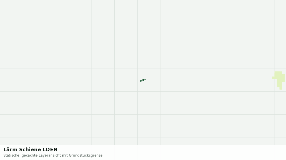 Statische Kartenansicht: Lärm Schiene LDEN