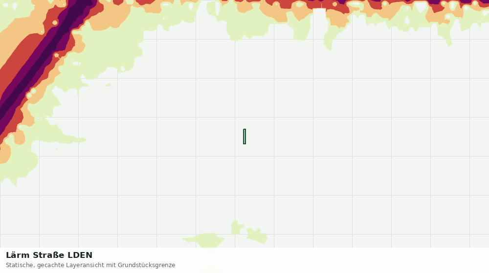Statische Kartenansicht: Lärm Straße LDEN