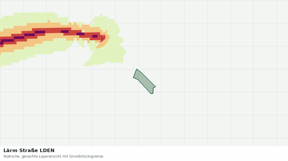 Statische Kartenansicht: Lärm Straße LDEN