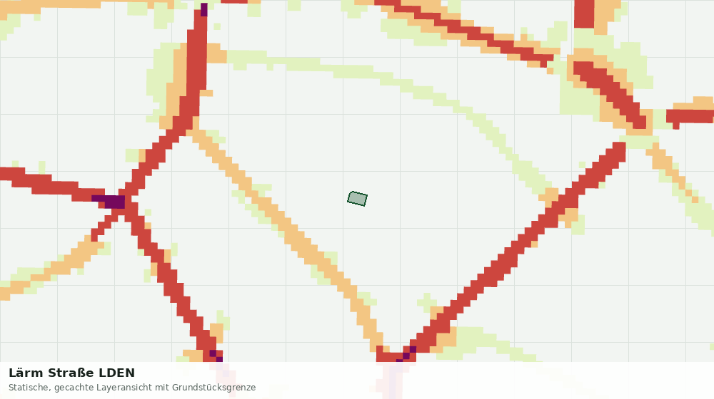 Statische Kartenansicht: Lärm Straße LDEN