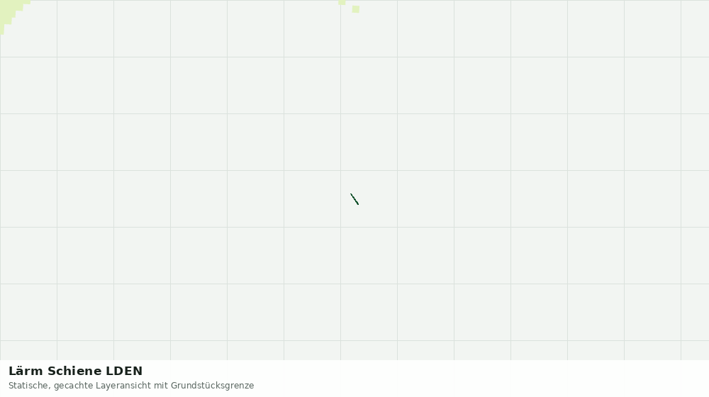 Statische Kartenansicht: Lärm Schiene LDEN