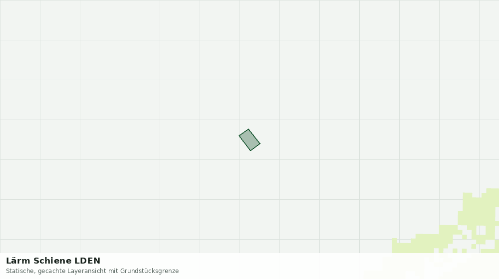 Statische Kartenansicht: Lärm Schiene LDEN