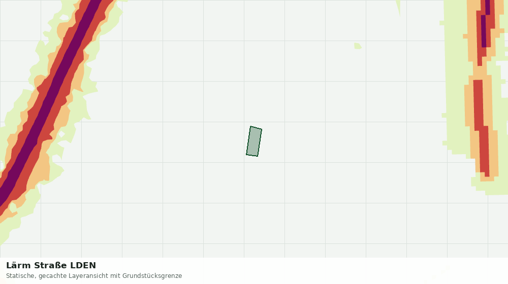 Statische Kartenansicht: Lärm Straße LDEN