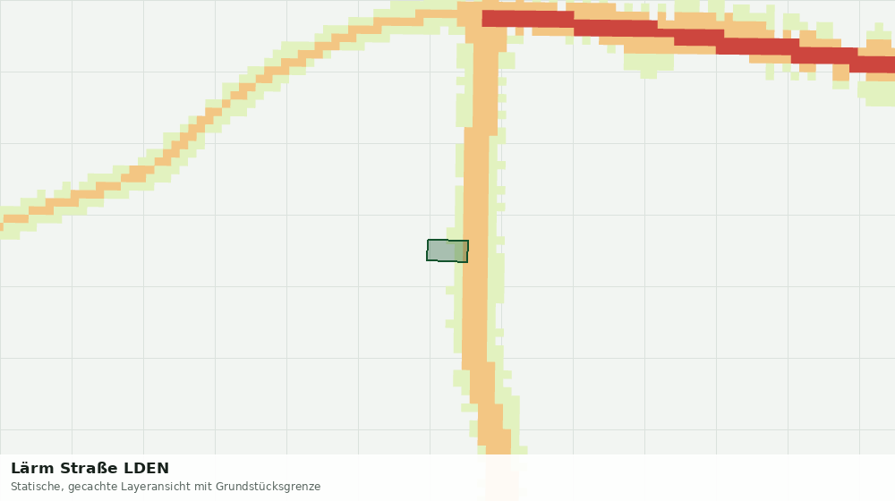 Statische Kartenansicht: Lärm Straße LDEN