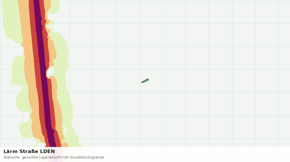 Statische Kartenansicht: Lärm Straße LDEN