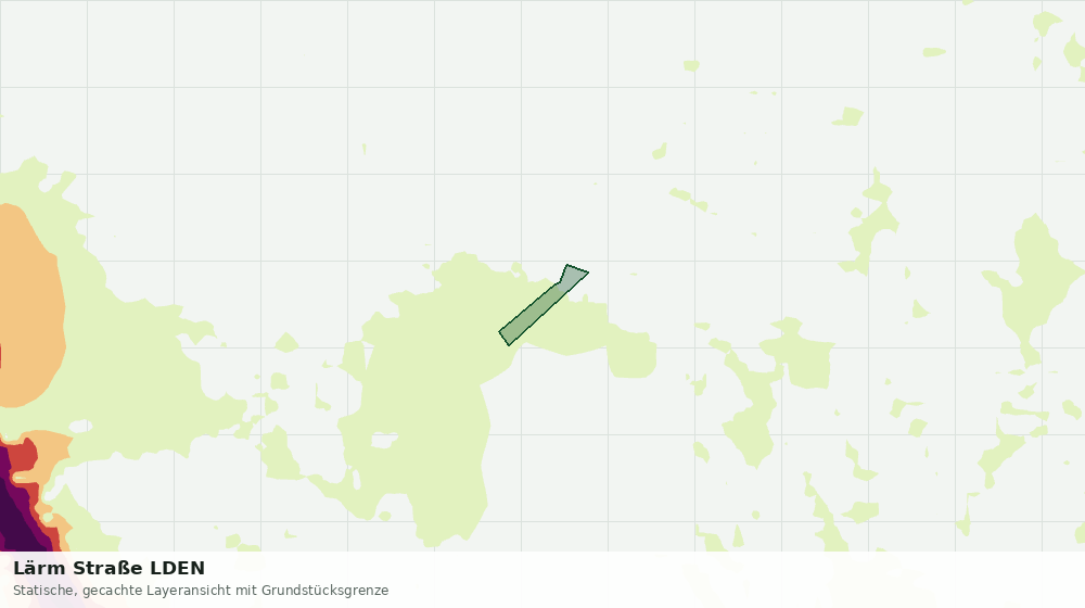 Statische Kartenansicht: Lärm Straße LDEN