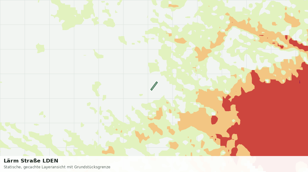 Statische Kartenansicht: Lärm Straße LDEN