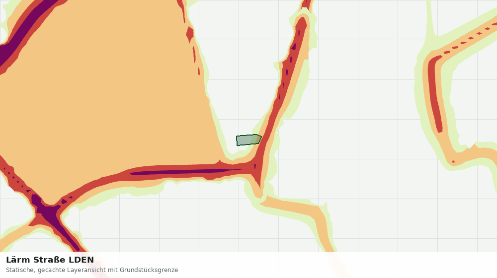 Statische Kartenansicht: Lärm Straße LDEN