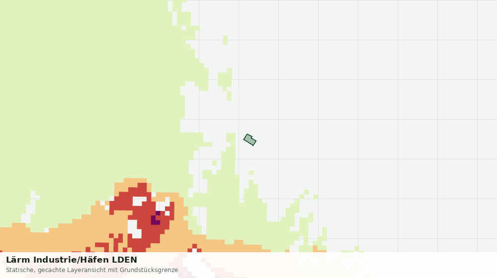 Statische Kartenansicht: Lärm Industrie/Häfen LDEN