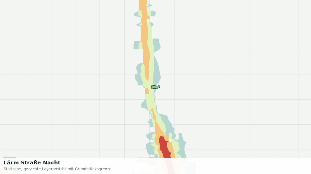 Statische Kartenansicht: Lärm Straße Nacht