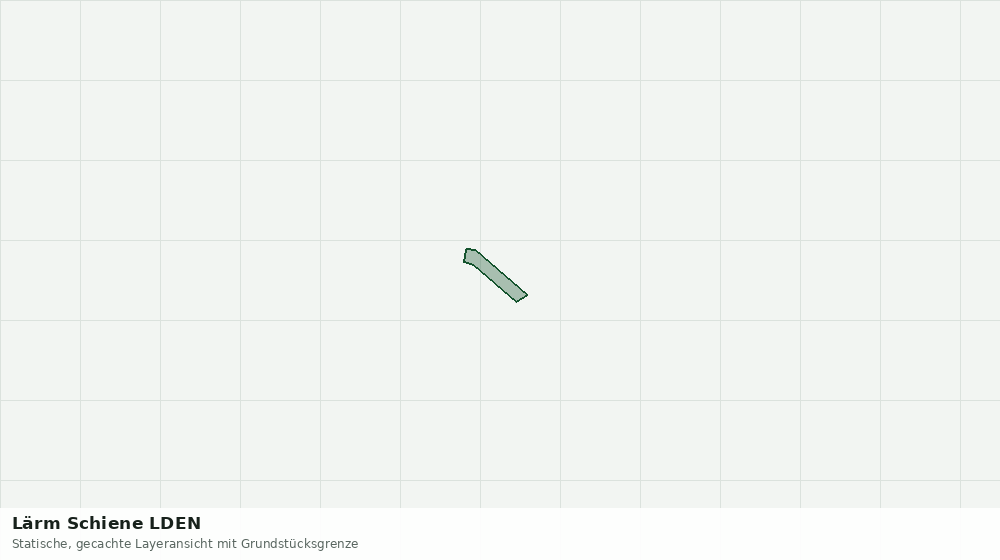 Statische Kartenansicht: Lärm Schiene LDEN