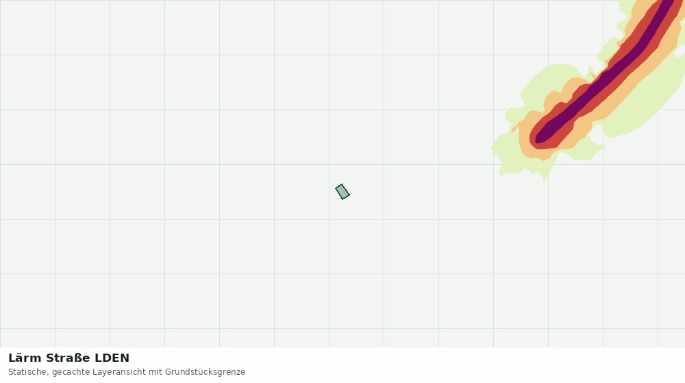 Statische Kartenansicht: Lärm Straße LDEN