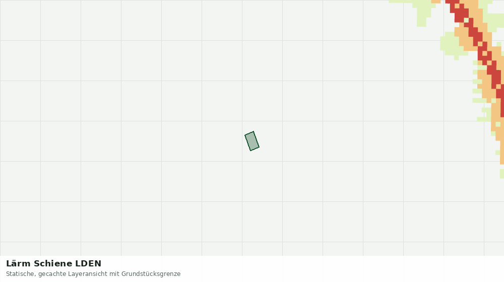 Statische Kartenansicht: Lärm Schiene LDEN