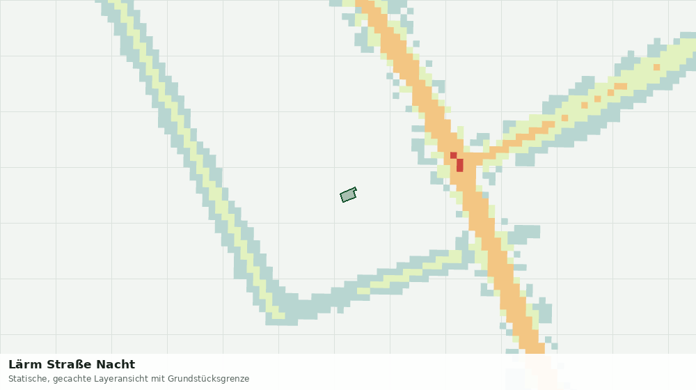 Statische Kartenansicht: Lärm Straße Nacht