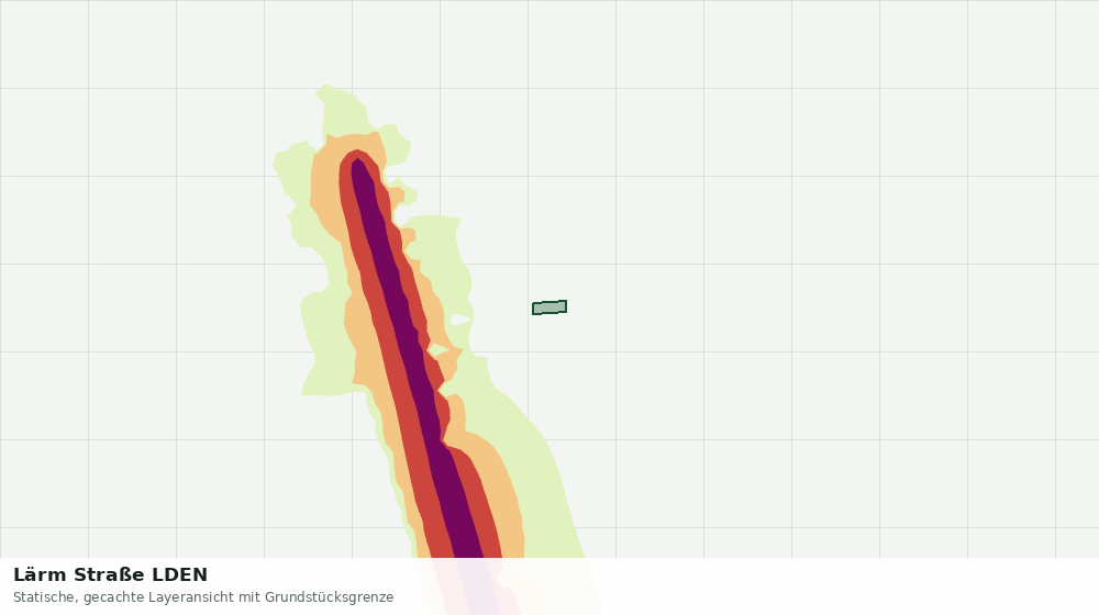 Statische Kartenansicht: Lärm Straße LDEN
