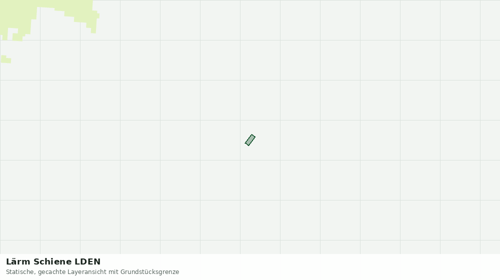 Statische Kartenansicht: Lärm Schiene LDEN