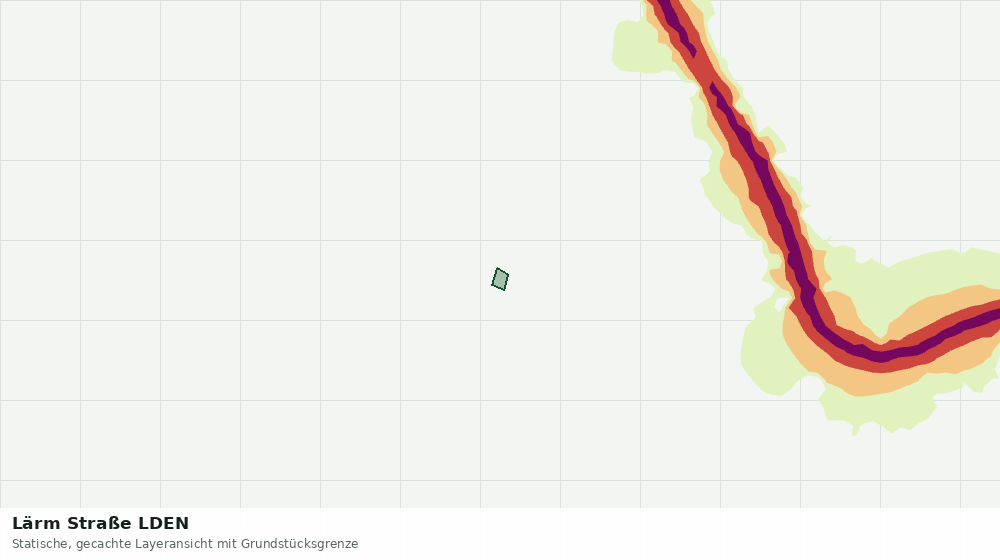 Statische Kartenansicht: Lärm Straße LDEN