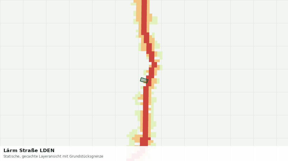 Statische Kartenansicht: Lärm Straße LDEN