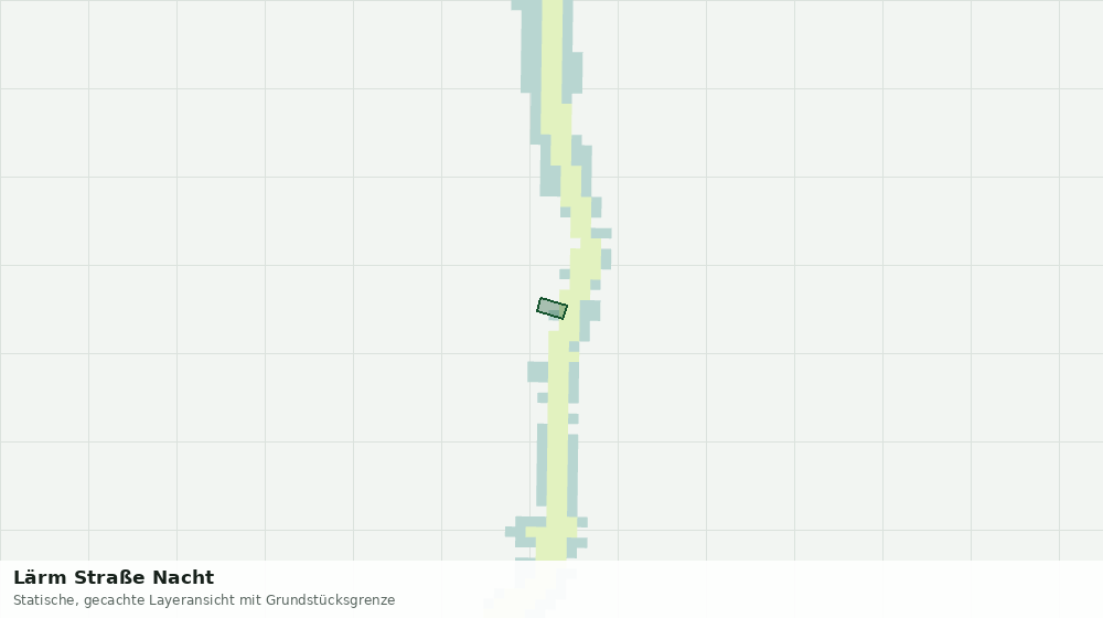Statische Kartenansicht: Lärm Straße Nacht