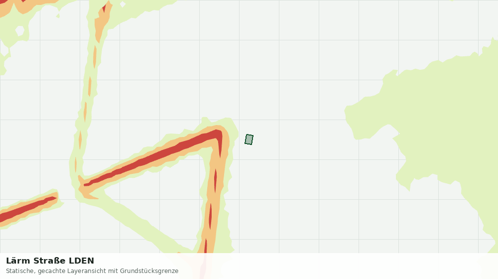Statische Kartenansicht: Lärm Straße LDEN