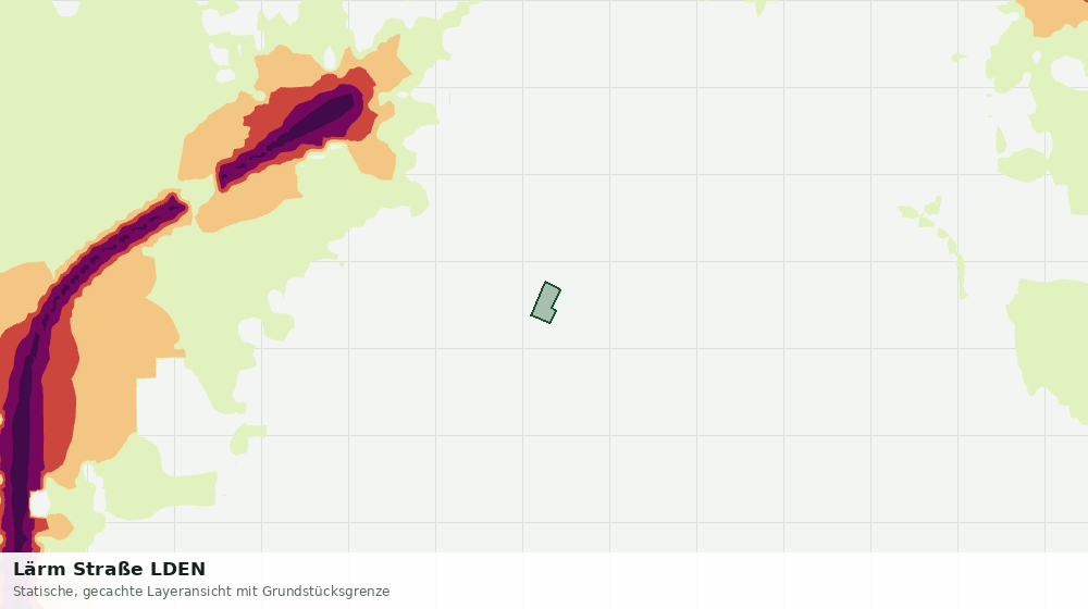 Statische Kartenansicht: Lärm Straße LDEN