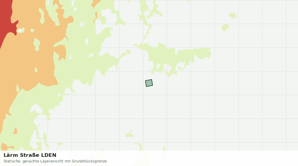 Statische Kartenansicht: Lärm Straße LDEN