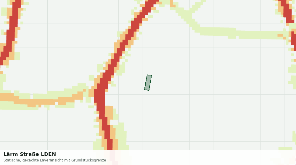 Statische Kartenansicht: Lärm Straße LDEN