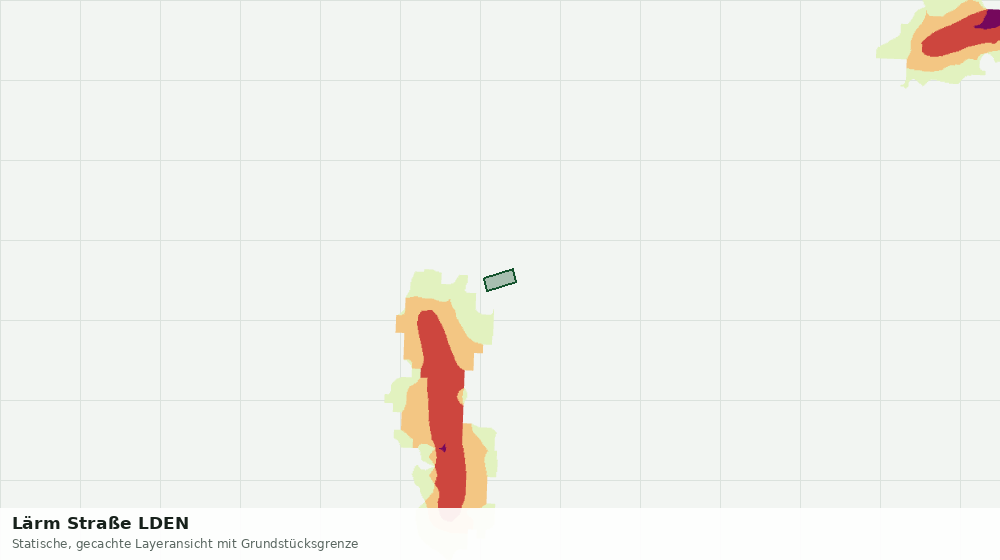 Statische Kartenansicht: Lärm Straße LDEN