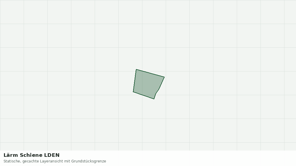 Statische Kartenansicht: Lärm Schiene LDEN