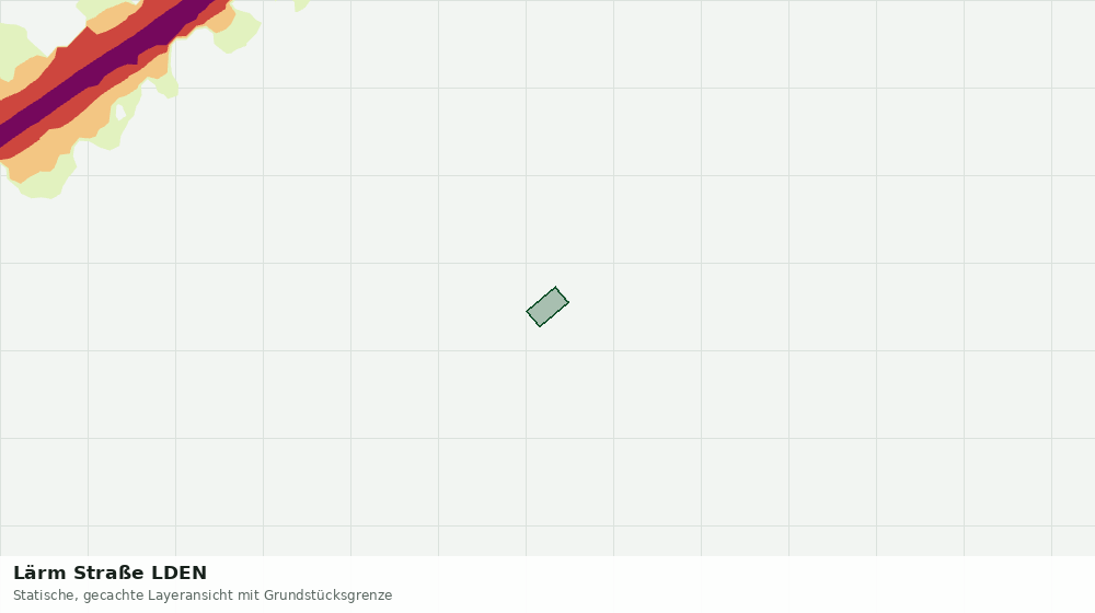 Statische Kartenansicht: Lärm Straße LDEN